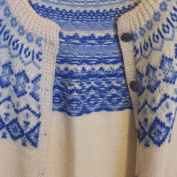 Vintage wool cardigan - Picture 2 of 3
